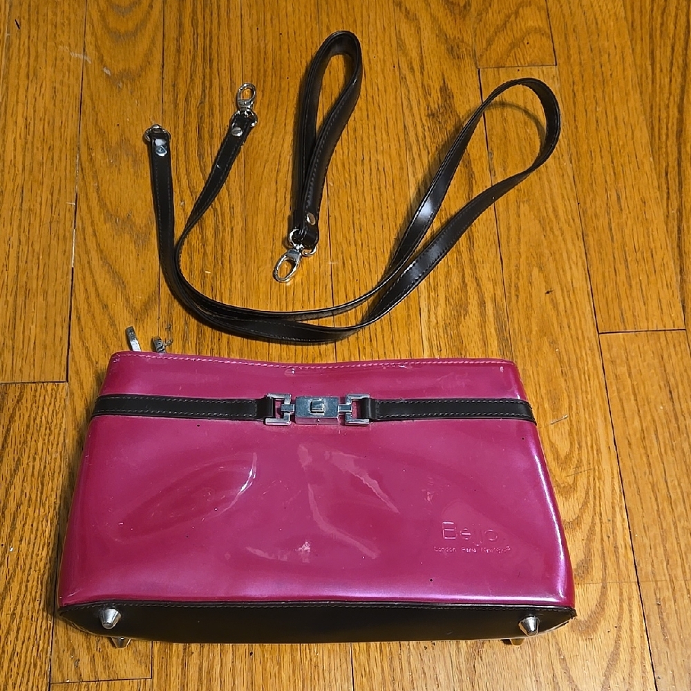 Beijo London Paris New York Pink Mauve Purse or Wristlet